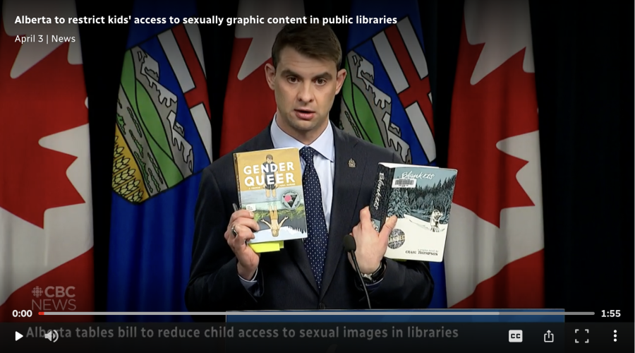 “This is insanity”: Alberta provincial government extends its censorship program to public libraries with proposed new legislation